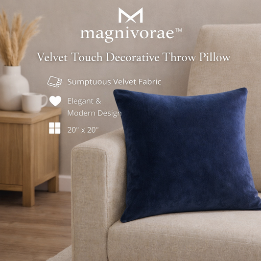 Magnivorae™ Velvet Touch Decorative Throw Pillow