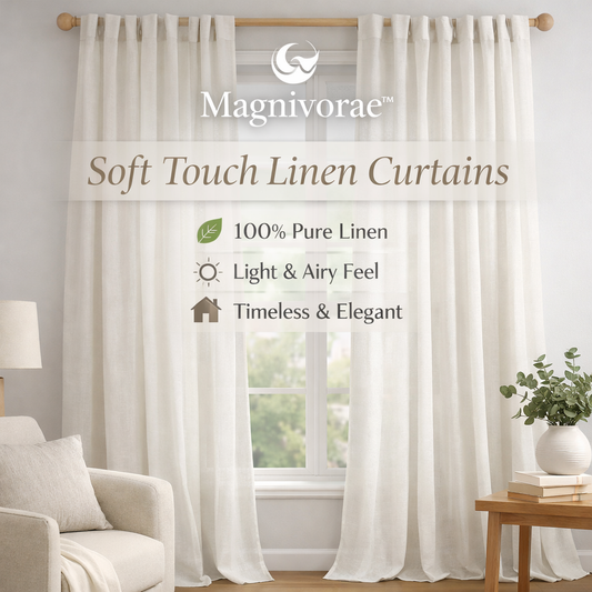 Magnivorae™ Soft Touch Linen Curtains