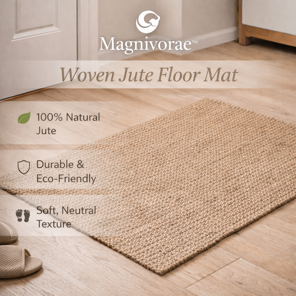Magnivorae™ Woven Jute Floor Mat